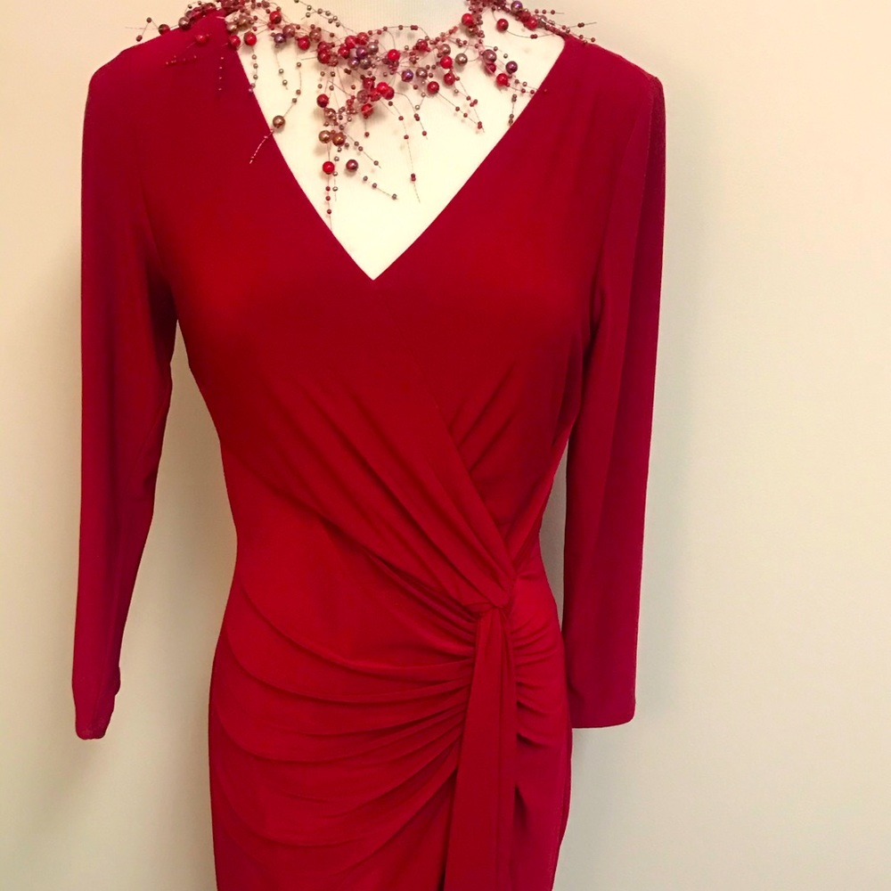 Deep red dress by Lauren size 8P